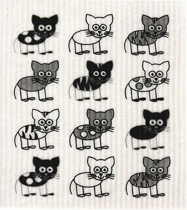 Retrokitchen 100% Compostable Sponge Cloth Cat