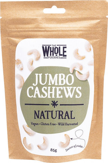 The Whole Foodies Jumbo Cashews Natural 85g