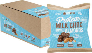 Vitawerx Protein Milk Chocolate Coated Almonds 10x60g