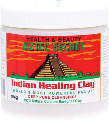 Aztec Secret 100% Natural Calcium Bentonite Clay Facial Clay 454g