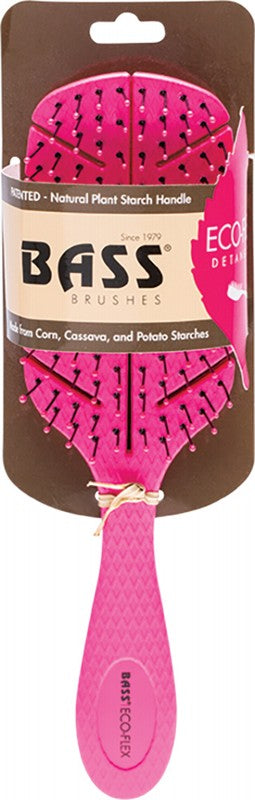 Bass Brushes Bio-Flex Detangler Hair Brush Pink