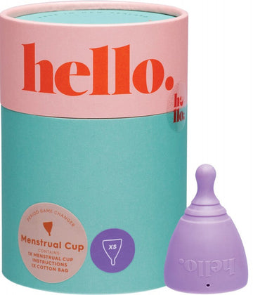 The Hello Cup Menstrual Cup Lilac XS 1