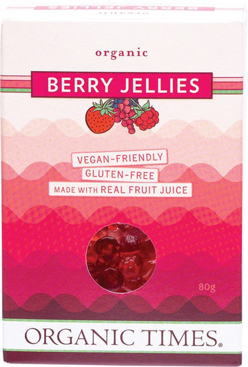 Organic Times Berry Jellies 80g