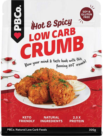 PBco Low Carb Crumb Hot & Spicy 300g