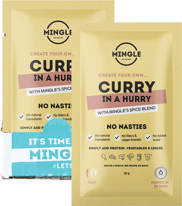 MINGLE Natural Seasoning Blend  Curry In A Hurry 12x30g