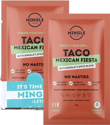 MINGLE Natural Seasoning Blend  Taco Mexican Fiesta 12x30g