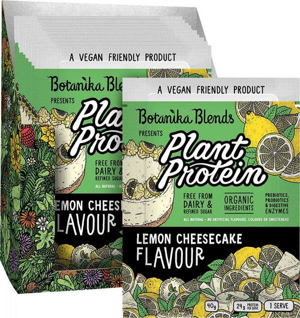 BOTANIKA BLENDS Plant Protein  Lemon Cheesecake 12x40g