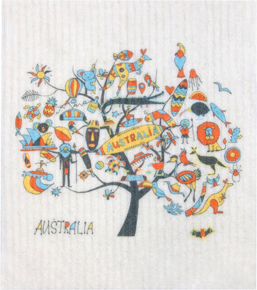 Retrokitchen 100% Compostable Sponge Cloth Australia Tree