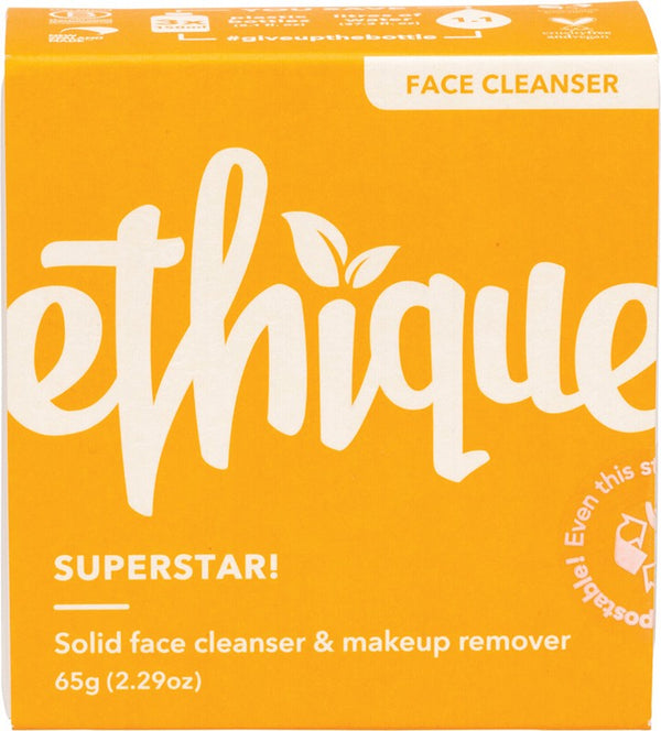 Ethique Solid Face Cleanser & Makeup Remover Superstar! 65g