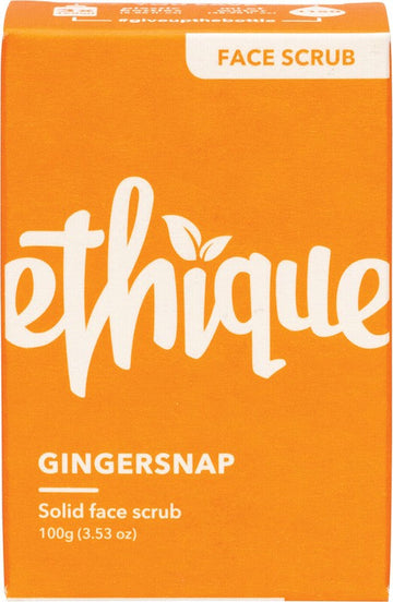 Ethique Solid Face Scrub Bar Gingersnap 110g