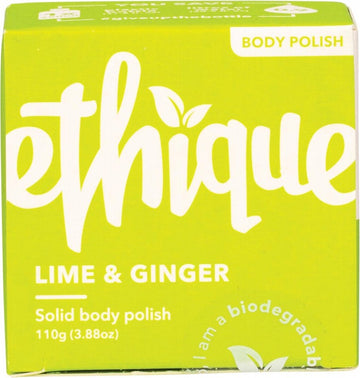 Ethique Solid Body Polish Bar Lime & Ginger 110g