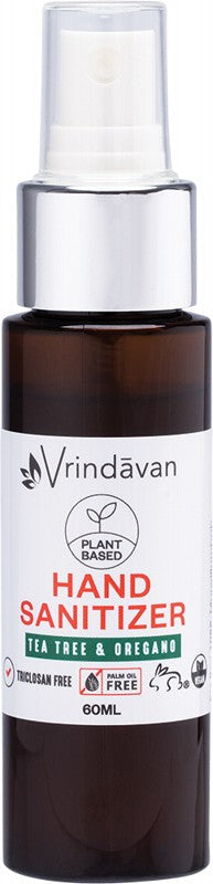 Vrindavan Hand Sanitizer Tea Tree & Oregano 60ml