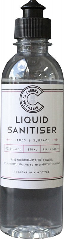 COROWA DISTILLERY CO Liquid Sanitiser  Hands & Surface 280ml
