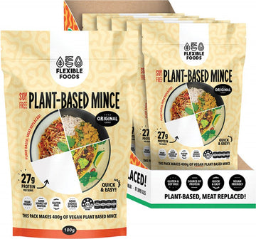 FLEXIBLE FOODS Soy Free Plant-Based Mince  Original 5x100g