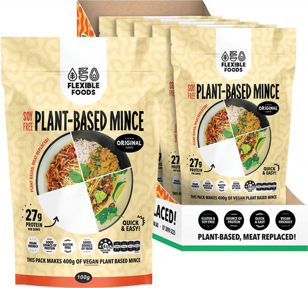FLEXIBLE FOODS Soy Free Plant-Based Mince  Original 5x100g