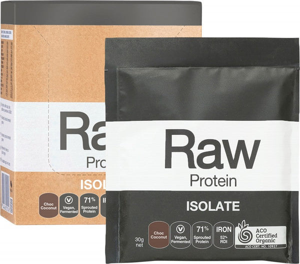 AMAZONIA Raw Protein Isolate  Choc Coconut 12x30g