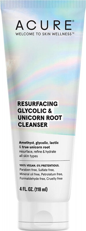 ACURE Resurfacing Glycolic & Unicorn Root Cleanser 118ml