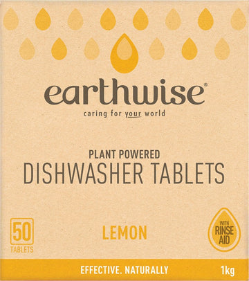 Earthwise Dishwasher Tablets Lemon 50pk