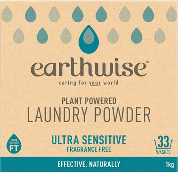 Earthwise Laundry Powder Fragrance Free 1kg