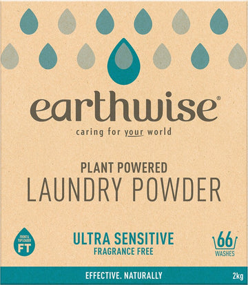 Earthwise Laundry Powder Fragrance Free 2kg