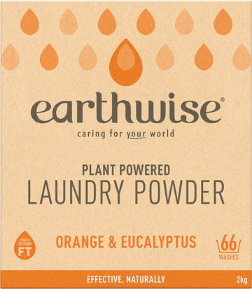 Earthwise Laundry Powder Orange & Eucalyptus 2kg