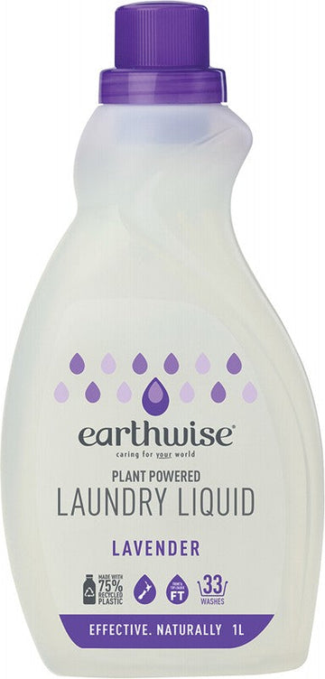 Earthwise Laundry Liquid Lavender 1L