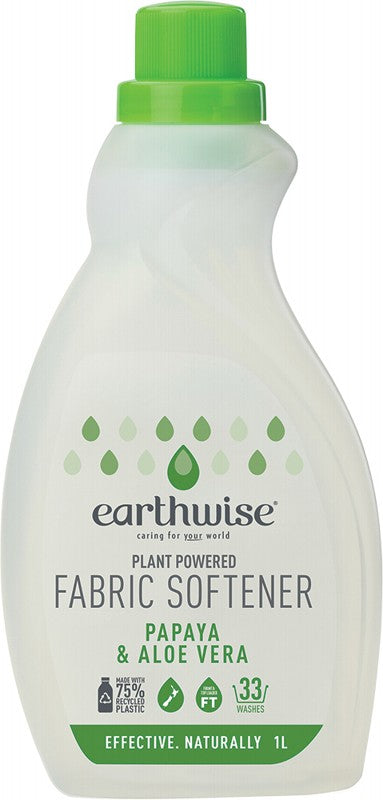 Earthwise Fabric Softener Papaya & Aloe Vera 1L