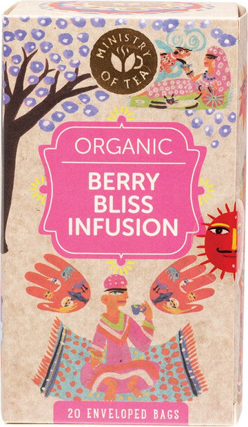 Ministry of Tea Herbal Tea Bags Berry Bliss Infusion 20pk
