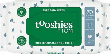Tooshies Eco Pure Baby Wipes 99% Pure Water 70pk