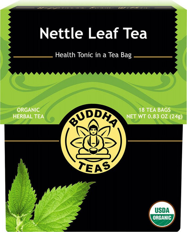 Buddha Teas Organic Herbal Tea Bags Nettle Leaf Tea 18pk