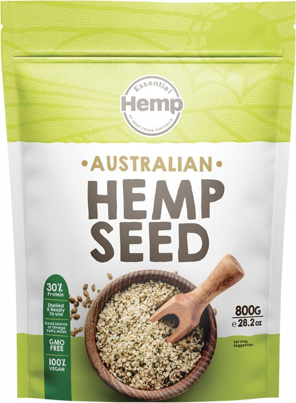 Hemp Foods Australia Australian Hemp Seeds Hulled 800g