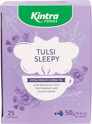 Kintra Foods Herbal Tea Bags Tulsi Sleepy 25pk