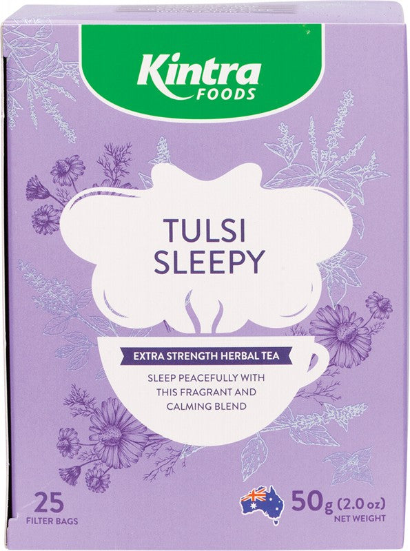 Kintra Foods Herbal Tea Bags Tulsi Sleepy 25pk