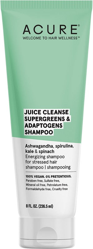 ACURE Juice Cleanse Supergreens & Adaptogens Shampoo 236ml