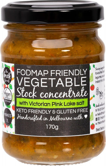 The Broth Sisters Stock Concentrate Vegetable Fodmap Friendly 170g