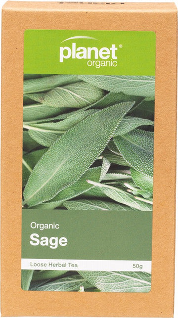 Planet Organic Herbal Loose Leaf Tea Organic Sage 50g