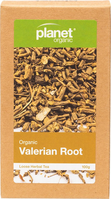 Planet Organic Herbal Loose Leaf Tea Organic Valerian Root 100g