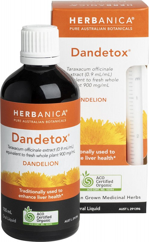 PPC Herbs Herbanica Herbal Tincture Dandetox Dandelion 100ml