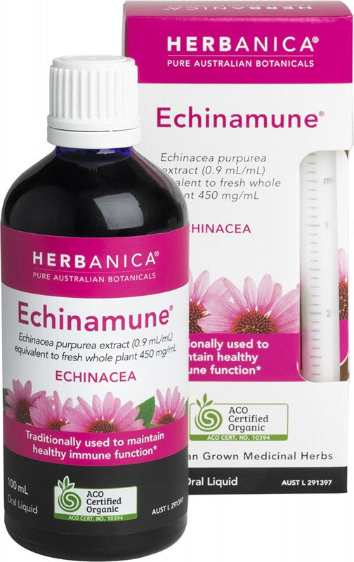 PPC Herbs Herbanica Herbal Tincture Echinamune Echinacea 100ml