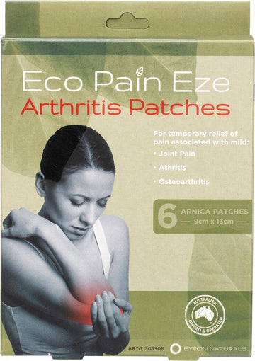 Byron Naturals Eco Pain Arthritis Arnica Patches 6pk