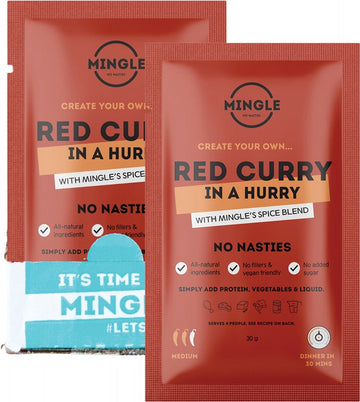 MINGLE Natural Seasoning Blend  Red Curry 12x30g