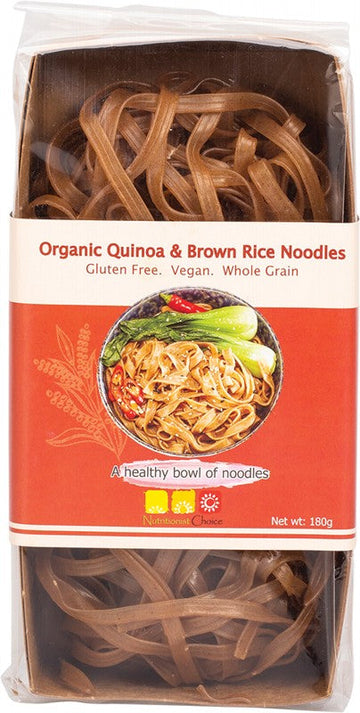 Nutritionist Choice Rice Noodles Organic Quinoa & Brown 180g