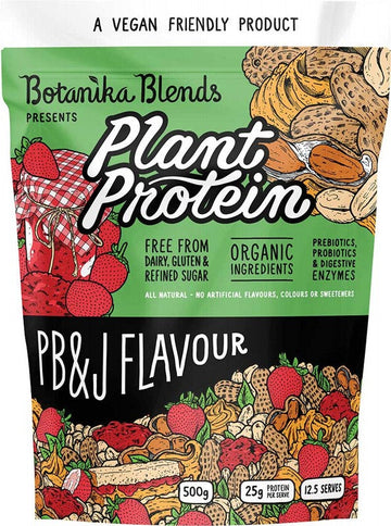 BOTANIKA BLENDS Plant Protein  PB&J (Peanut Butter Jam) 500g