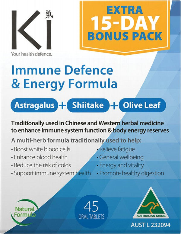 Martin & Pleasance Ki Immune Defence & Energy 45 Tabs