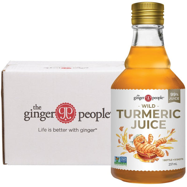 THE GINGER PEOPLE Turmeric Juice  99% Juice 6x237ml