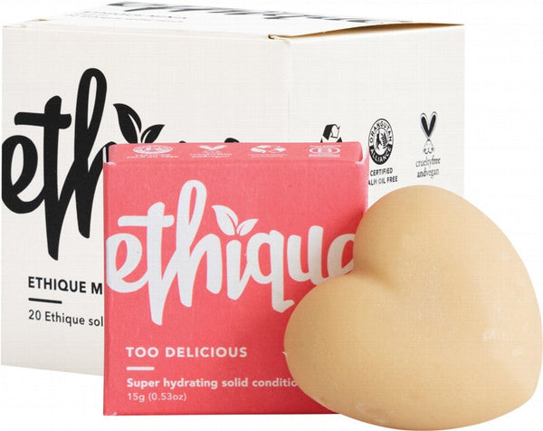 ETHIQUE Solid Conditioner (Mini)  Too Delicious - Super Hydrating 20x15g