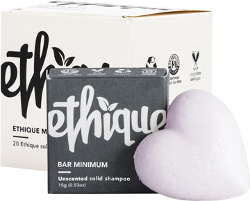 ETHIQUE Solid Shampoo (Mini)  Bar Minimum - Unscented 20x15g