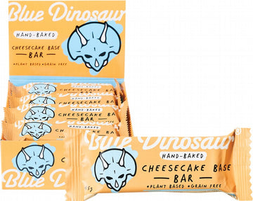 BLUE DINOSAUR Hand-Baked Bar  Cheesecake Base 12x45g