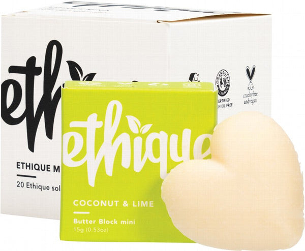 ETHIQUE Body Butter Block (Mini)  Coconut & Lime 20x15g