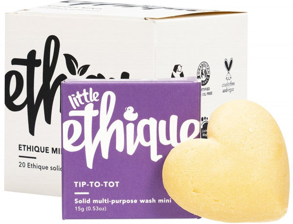 LITTLE ETHIQUE Kids Solid Multi-Purpose Wash (Mini)  Tip-to-Tot 20x15g